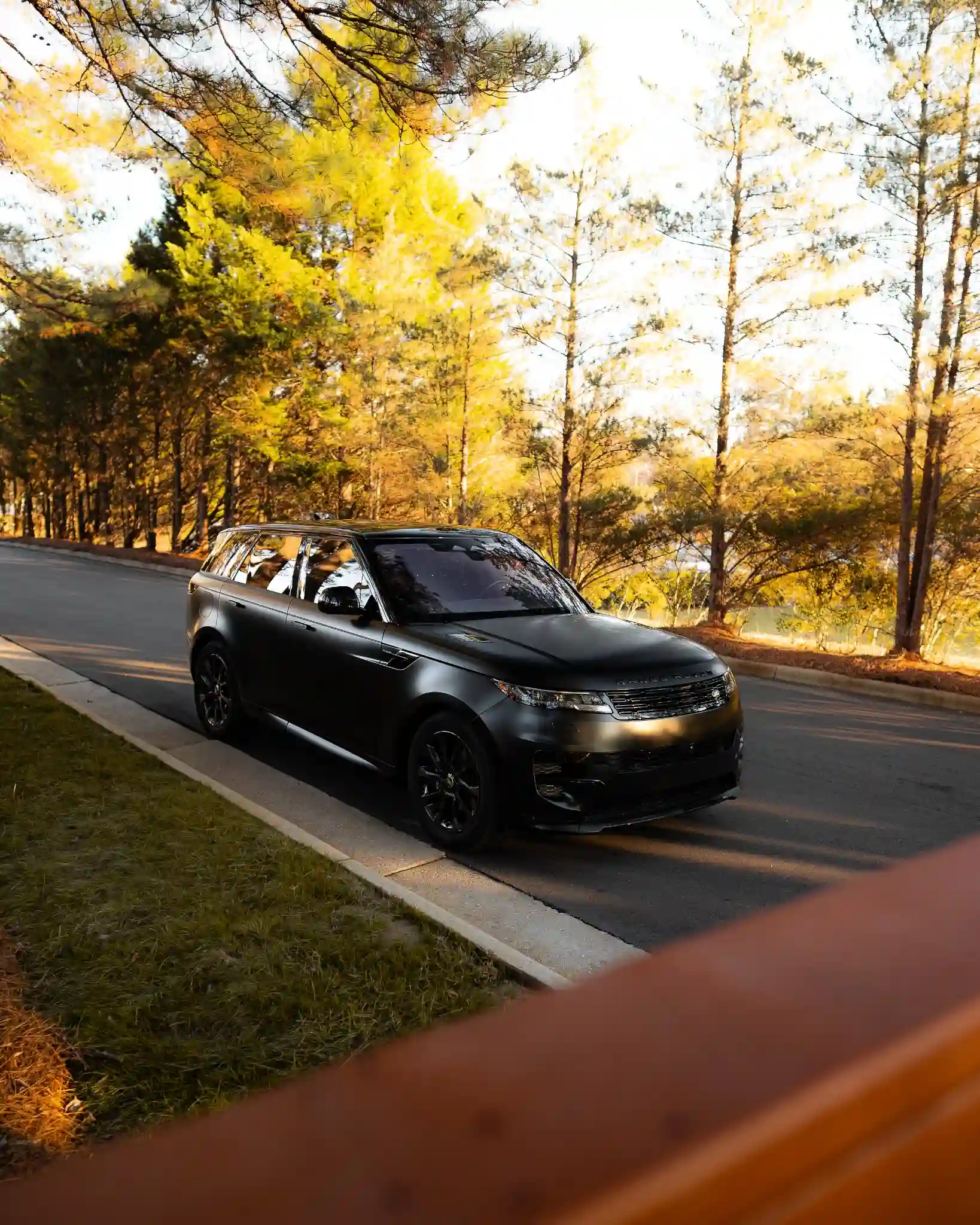 Eric Robinson Satin Black Range Rover